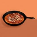 Elite Global Solutions 10 3/4"  Round Illogical Faux Cast Iron Fry Pan w/ Handle - Melamine, Black (MFP1075-B) thumbnail 8