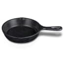 Elite Global Solutions 5" Round Illogical Faux Cast Iron Fry Pan w/ Handle - Melamine, Black (MFP5-B) thumbnail 4