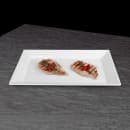 Elite Global Solutions 17 1/4" x 10 1/2" Rectangular Vogue Serving Platter - Melamine, White (Q2-V1710-W) thumbnail 6