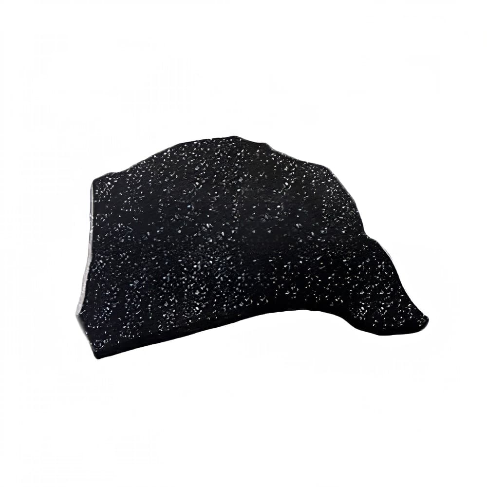 Elite Global Solutions Irregular Shape Display Stone - 19"L x 13", Melamine, Granite Black (QS1913-GB)