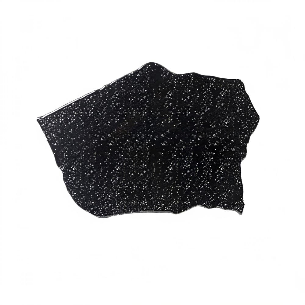 Elite Global Solutions Irregular Shape Display Stone - 23"L x 16", Melamine, Granite Black (QS2316-GB)