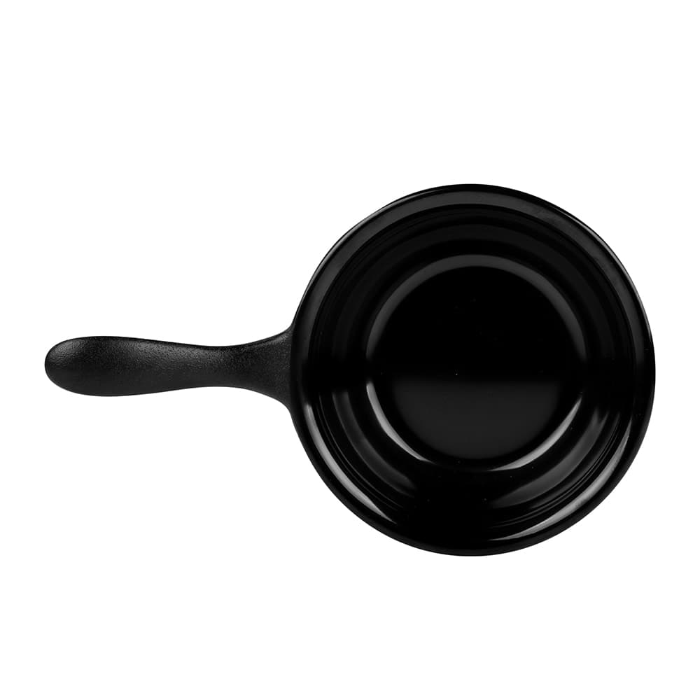 Elite Global Solutions 6 oz Melamine Ramekin w/ Handle, Black (RFP-6)