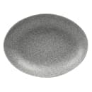 Elite Global Solutions 10" x 7" Oval Melamine Dinner Plate - Granite Stone (RT107OV-GS) thumbnail 2