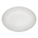 Elite Global Solutions 10" x 7" Oval Melamine Dinner Plate - Off White (RT107OV-OW) thumbnail 2