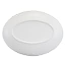 Elite Global Solutions 10" x 7" Oval Melamine Dinner Plate - Off White (RT107OV-OW) thumbnail 4