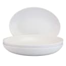 Elite Global Solutions 10" x 7" Oval Melamine Dinner Plate - Off White (RT107OV-OW) thumbnail 6