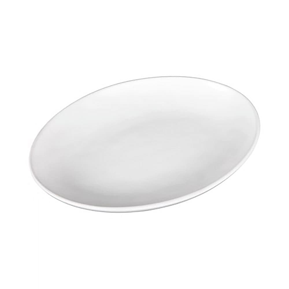 Elite Global Solutions 13" x 10" Oval Melamine Dinner Plate - Off White (RT1310OV-OW)
