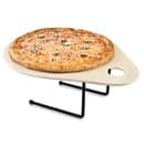 Elite Global Solutions Pizza Stand - 9" x 8 1/2"W x 7"H, Rubber Coated Steel, Black (SS1312P-RC) thumbnail 2
