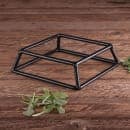 Elite Global Solutions Pedestal Display Riser - 7"L x 6"W x 2"H, Rubber Coated Steel, Black (SS762-RC) thumbnail 5