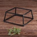 Elite Global Solutions Pedestal Display Riser - 7"L x 6"W x 3"H, Rubber Coated Steel, Black (SS763-RC) thumbnail 5