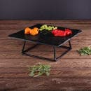 Elite Global Solutions Pedestal Display Riser - 7"L x 6"W x 3"H, Rubber Coated Steel, Black (SS763-RC) thumbnail 6