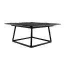 Elite Global Solutions Pedestal Display Riser - 7"L x 6"W x 4"H, Rubber Coated Steel, Black (SS764-RC) thumbnail 2