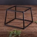 Elite Global Solutions Pedestal Display Riser - 7"L x 6"W x 5"H, Rubber Coated Steel, Black (SS765-RC) thumbnail 5