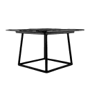 Elite Global Solutions Pedestal Display Riser - 7"L x 6"W x 6"H, Rubber Coated Steel, Black (SS766-RC) thumbnail 2