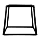 Elite Global Solutions Pedestal Display Riser - 7"L x 6"W x 6"H, Rubber Coated Steel, Black (SS766-RC) thumbnail 3