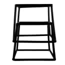 Elite Global Solutions Pedestal Display Riser - 7"L x 6"W x 6"H, Rubber Coated Steel, Black (SS766-RC) thumbnail 4