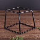 Elite Global Solutions Pedestal Display Riser - 7"L x 6"W x 6"H, Rubber Coated Steel, Black (SS766-RC) thumbnail 5