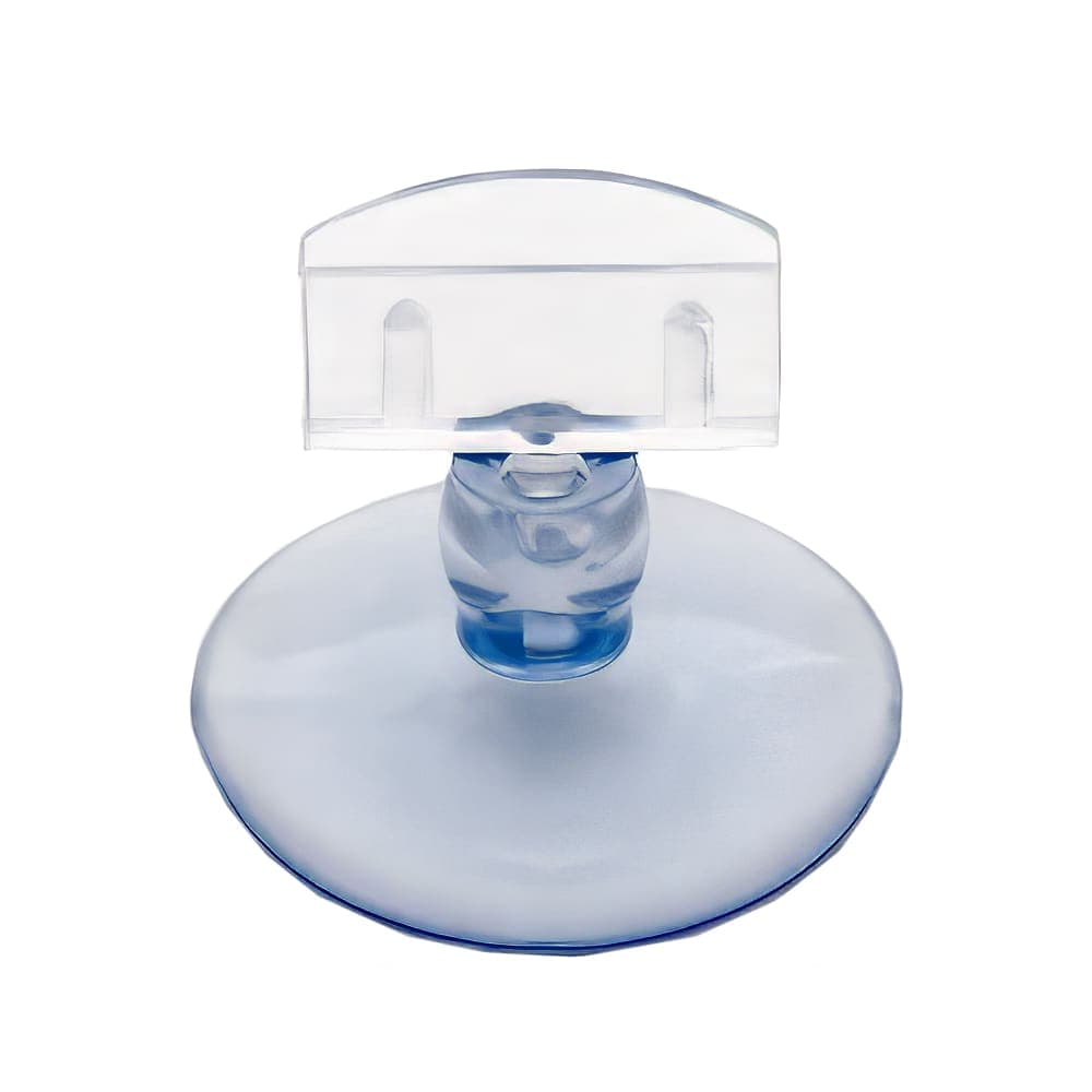 Elite Global Solutions 1 1/2" Suction Cup Sign Holder - Plastic, Clear (TAGV42)