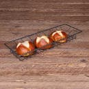 Elite Global Solutions Rectangular Wire Serving Basket - 18"L x 6"W x 2"H, Gunmetal Gray (W618-GG) thumbnail 8