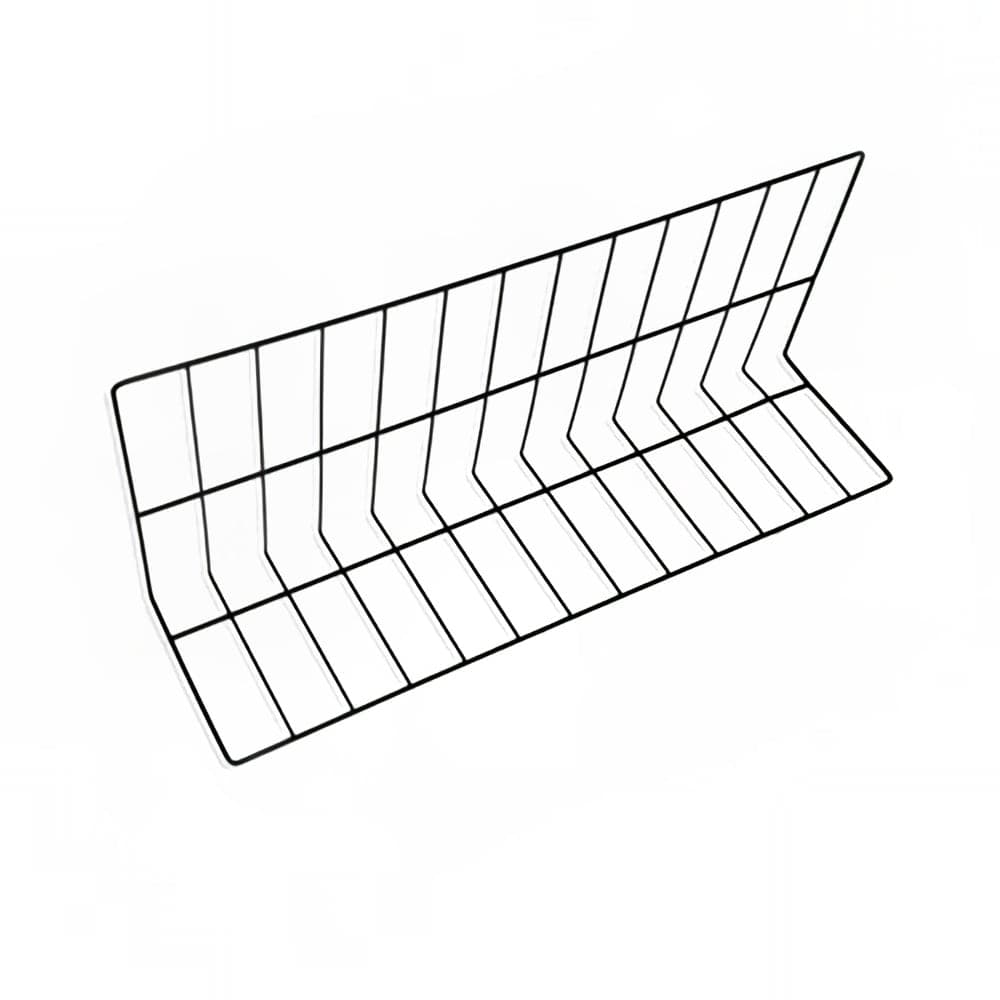 Elite Global Solutions Wire Shelving Divider - 30"L x 8"W x 12"H, Black (W81230-B)