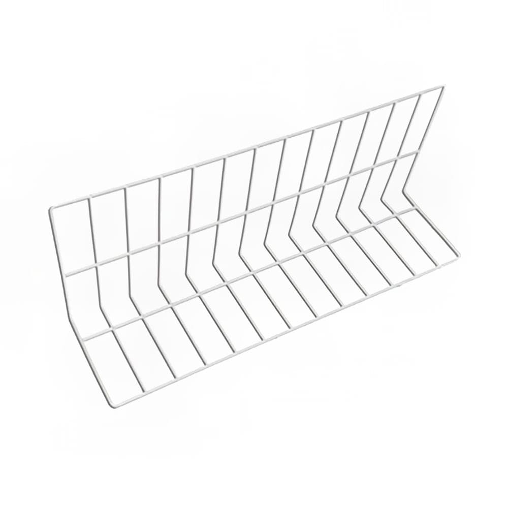 Elite Global Solutions Wire Shelving Divider - 30"L x 8"W x 12"H, White (W81230-W)