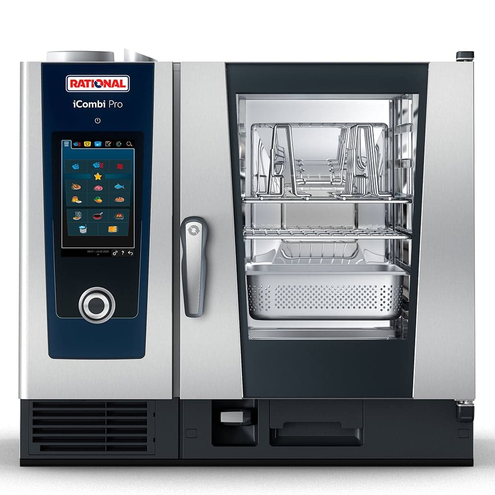 Rational ICP 6-HALF E 480V 3 PH Half Size Combi Oven - Boiler Based, 480v/3ph