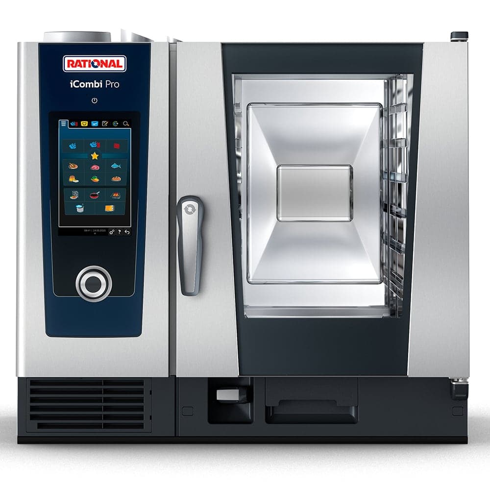 Rational ICP 6-HALF LP 208/240V 1 PH Half Size Combi Oven - Boiler Based, Liquid Propane