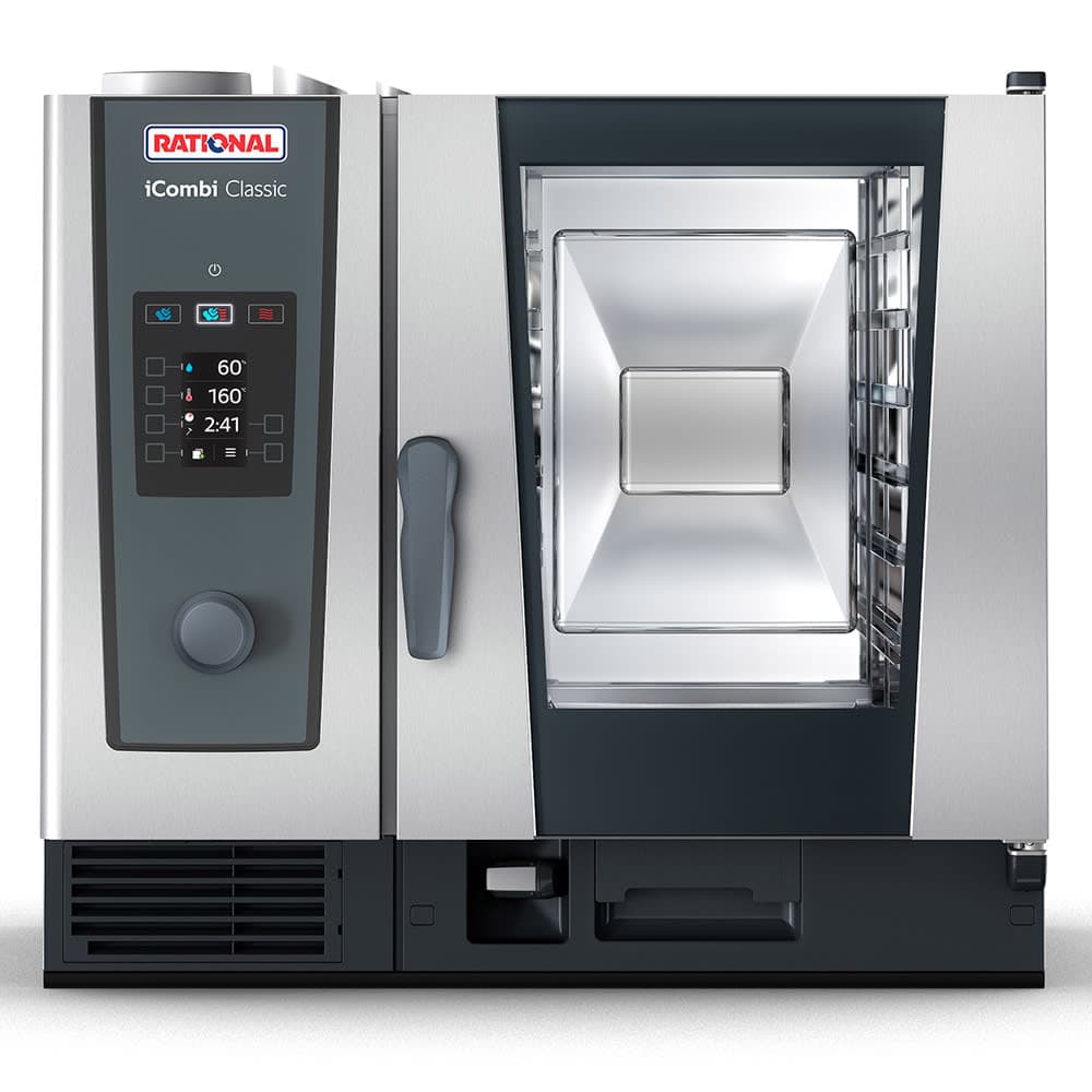 Rational ICC 6-HALF LP 120V 1 PH Half Size Combi Oven - Boiler Based, Liquid Propane