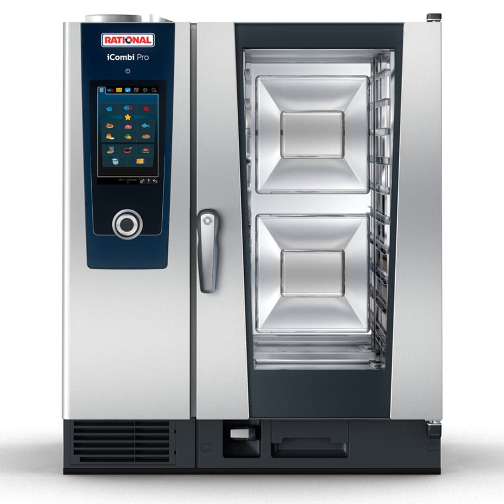 Rational ICP 10-HALF E 480V 3 PH Half Size Combi Oven - Boiler Based, 480v/3ph