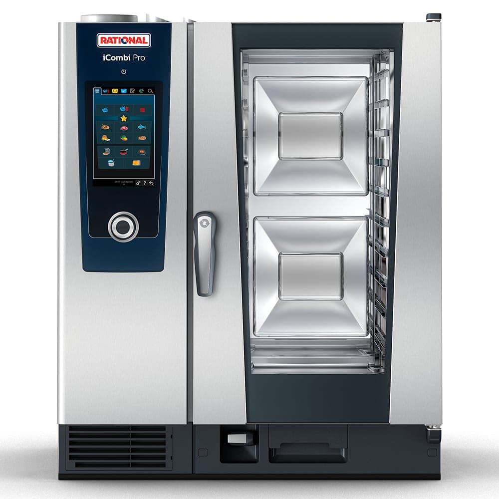 Rational ICP 10-HALF LP 208/240V 1 PH Half Size Combi Oven - Boiler Based, Liquid Propane