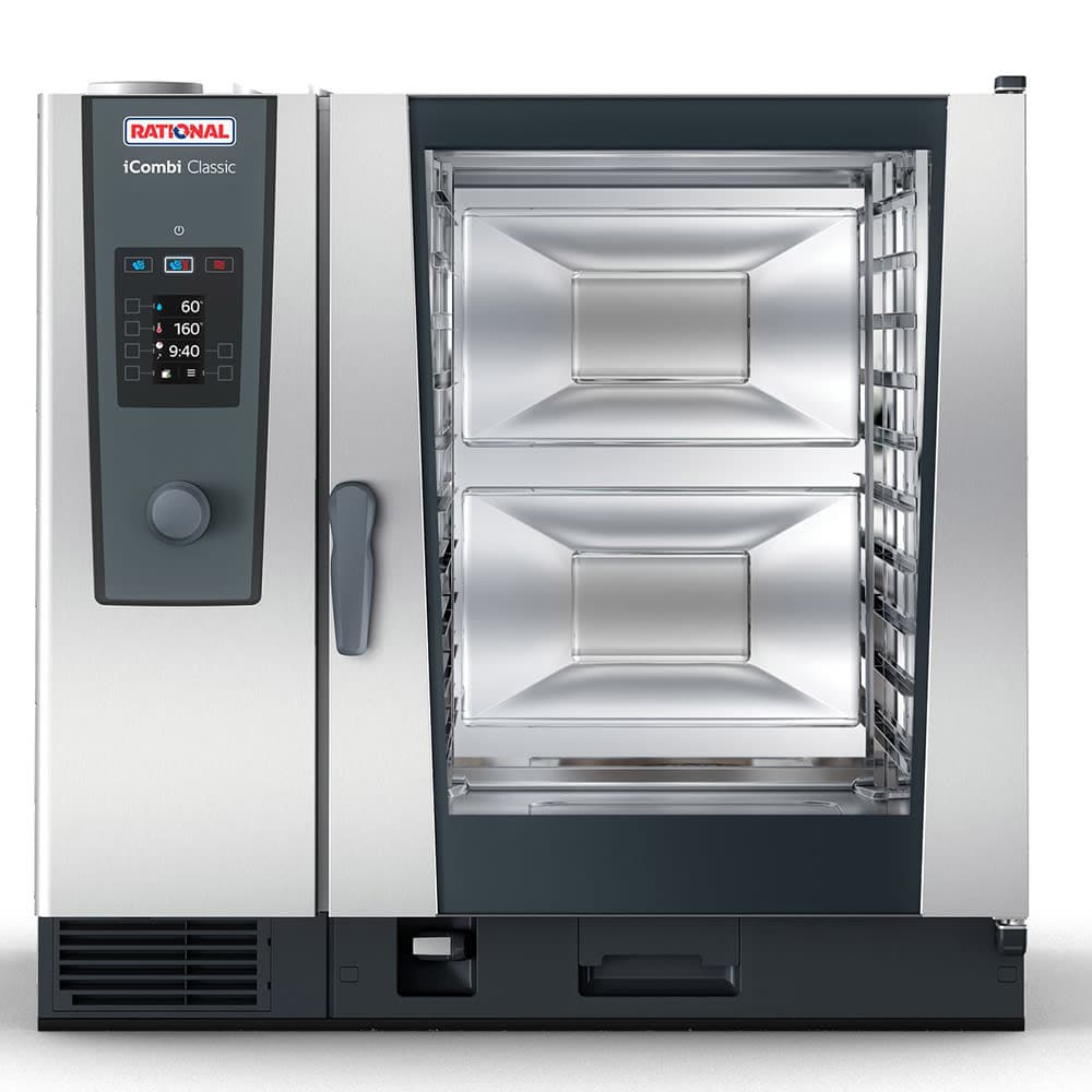 Rational ICC 10-FULL E 480V 3 PH Full Size Combi Oven - Boiler Based, 480v/3ph