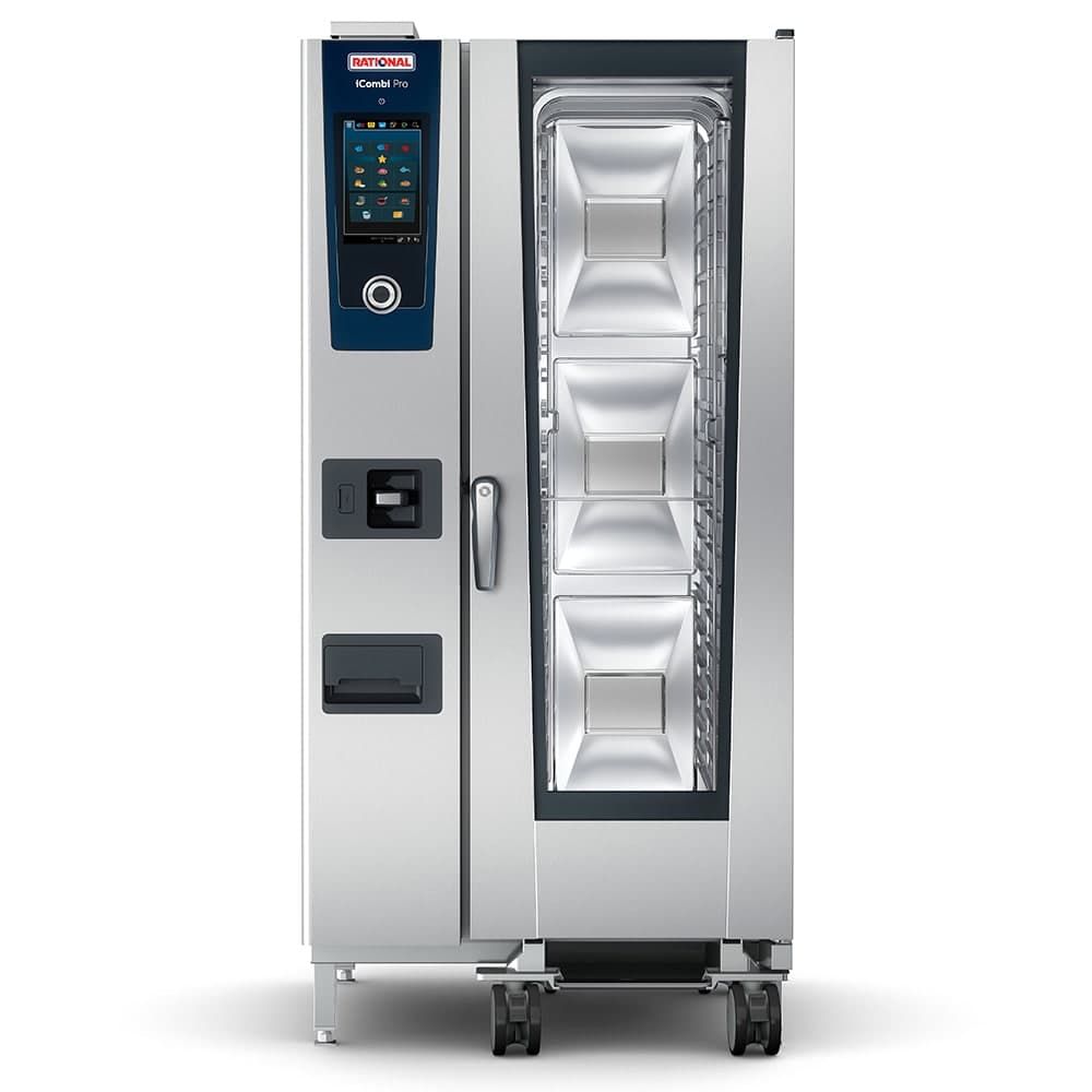 Rational ICP 20-HALF E 480V 3 PH Half Size Combi Oven - Boiler Based, 480v/3ph