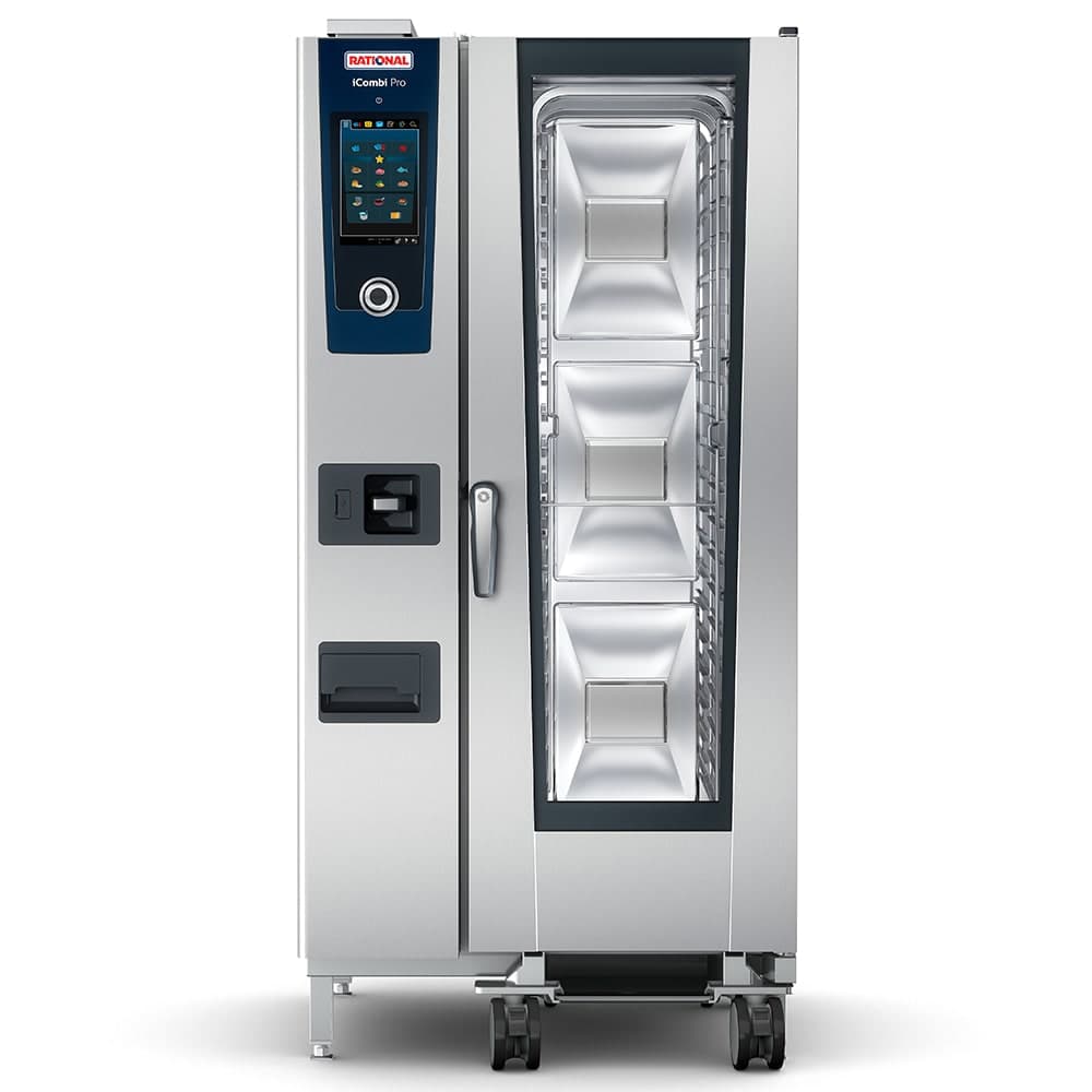 Rational ICP 20-HALF LP 120V 1 PH Half Size Combi Oven - Boiler Based, Liquid Propane