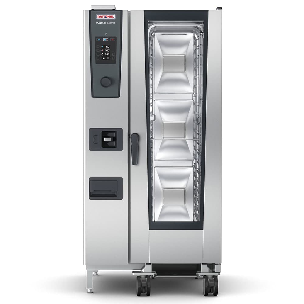 Rational ICC 20-HALF E 480V 3 PH Half Size Combi Oven - Boiler Based, 480v/3ph