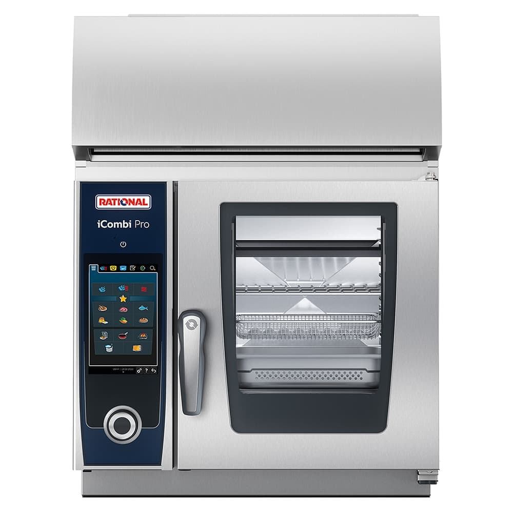 Rational ICP XS E 208/240V 1 PH UVP Countertop Combi Oven - Boiler Based, 208-240v/1ph