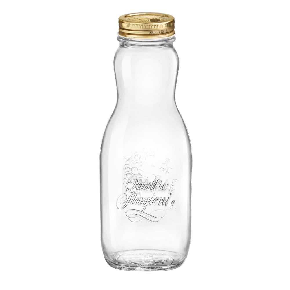 Steelite 4951Q958 33 3/4 oz Quattro Stagioni Juice Bottle - Glass, Clear