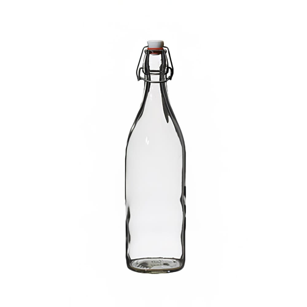Steelite 4952Q511 34 oz Giara Swing Top Bottle - Glass, Clear
