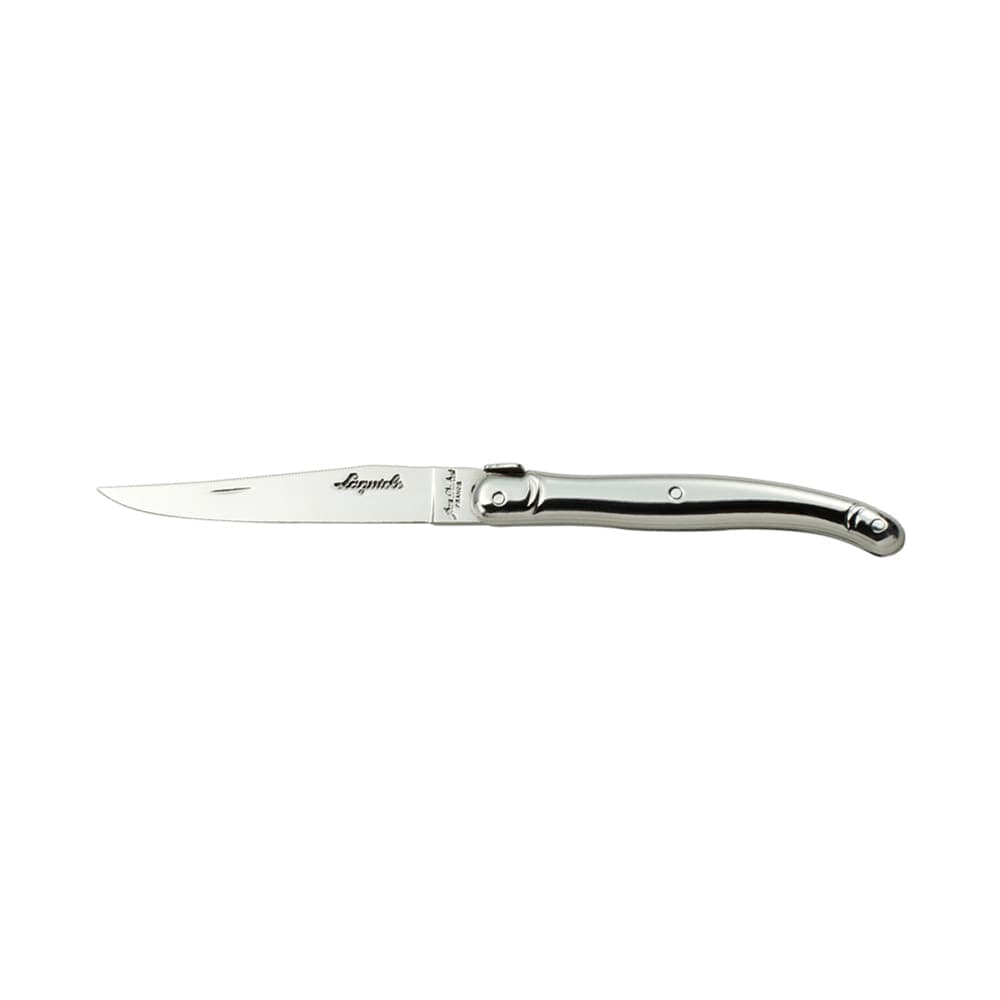 Laguiole 9" Sharpened Steak Knife w/ Solid Handle, Stainless (5390S079)