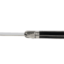 Laguiole 9" Laguiole Black Serrated Steak Knife w/ Curved Plastic Handle, Stainless (5392S057) thumbnail 4