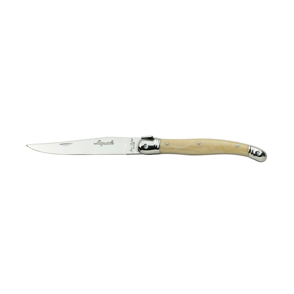 Laguiole 9" Laguiole Horn Sharpened Steak Knife w/ Plastic Handle, Stainless (5394S079)
