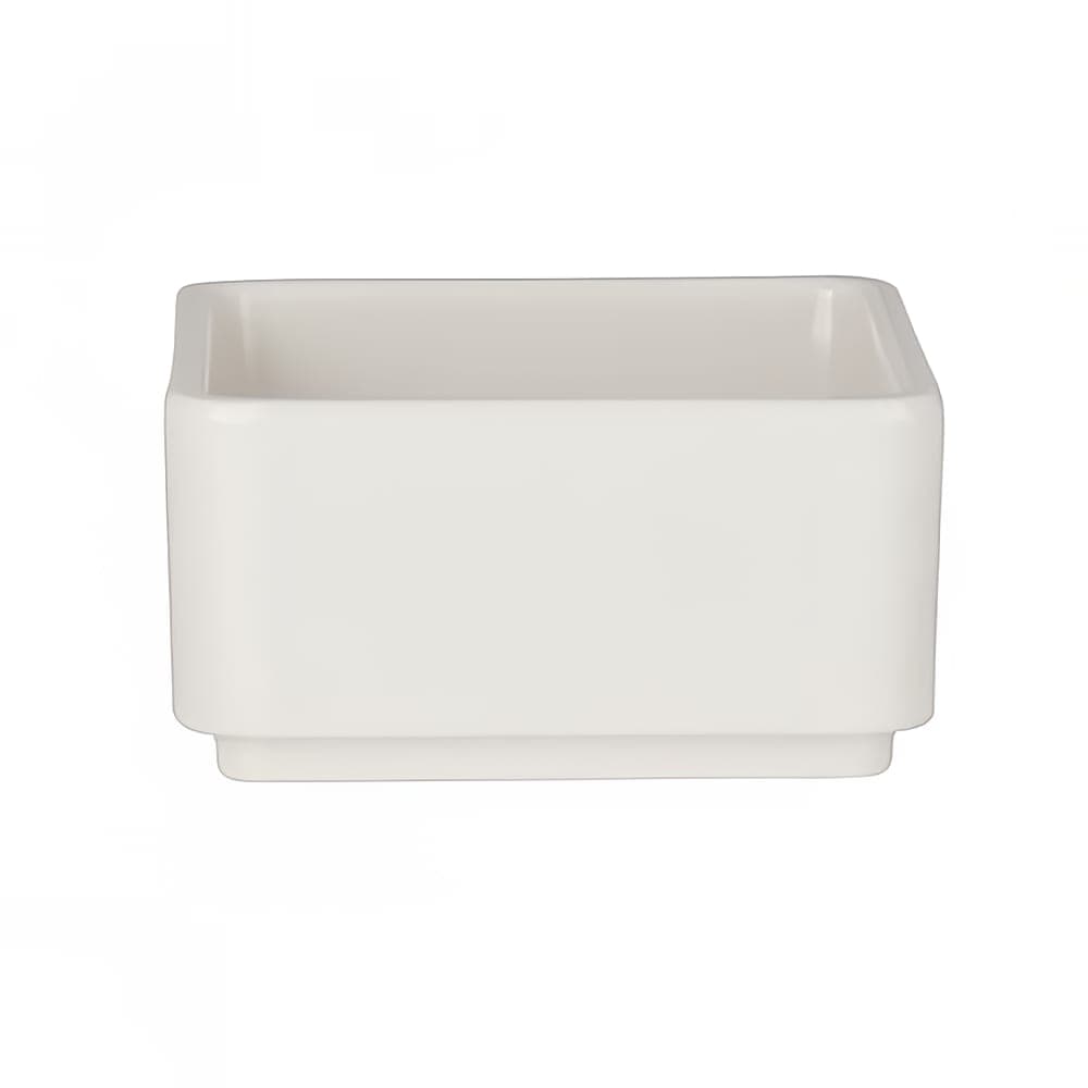 Steelite 7193TM103 Melamine Bento Box Insert for 7193TM100 & 7193TM101 - 3" x 3" x 1 1/2", White