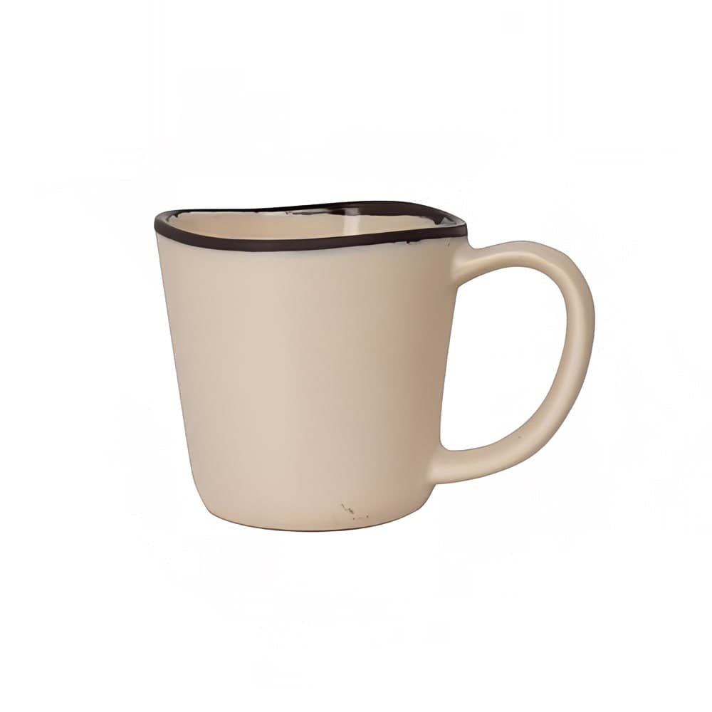 Steelite 7202DD036 10 oz Melamine Mug, Marisol Rustic Sandshell