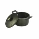 Steelite GWC106 16 oz Cast Iron Mini Casserole Dish w/ Lid thumbnail 2