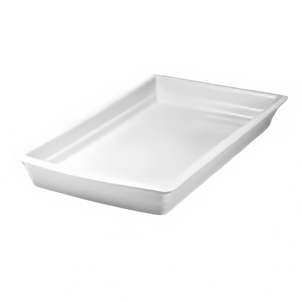 Hall China 2 1/2"D Full Size Food Pan - China, Bright White (HL1017P0ABWA)