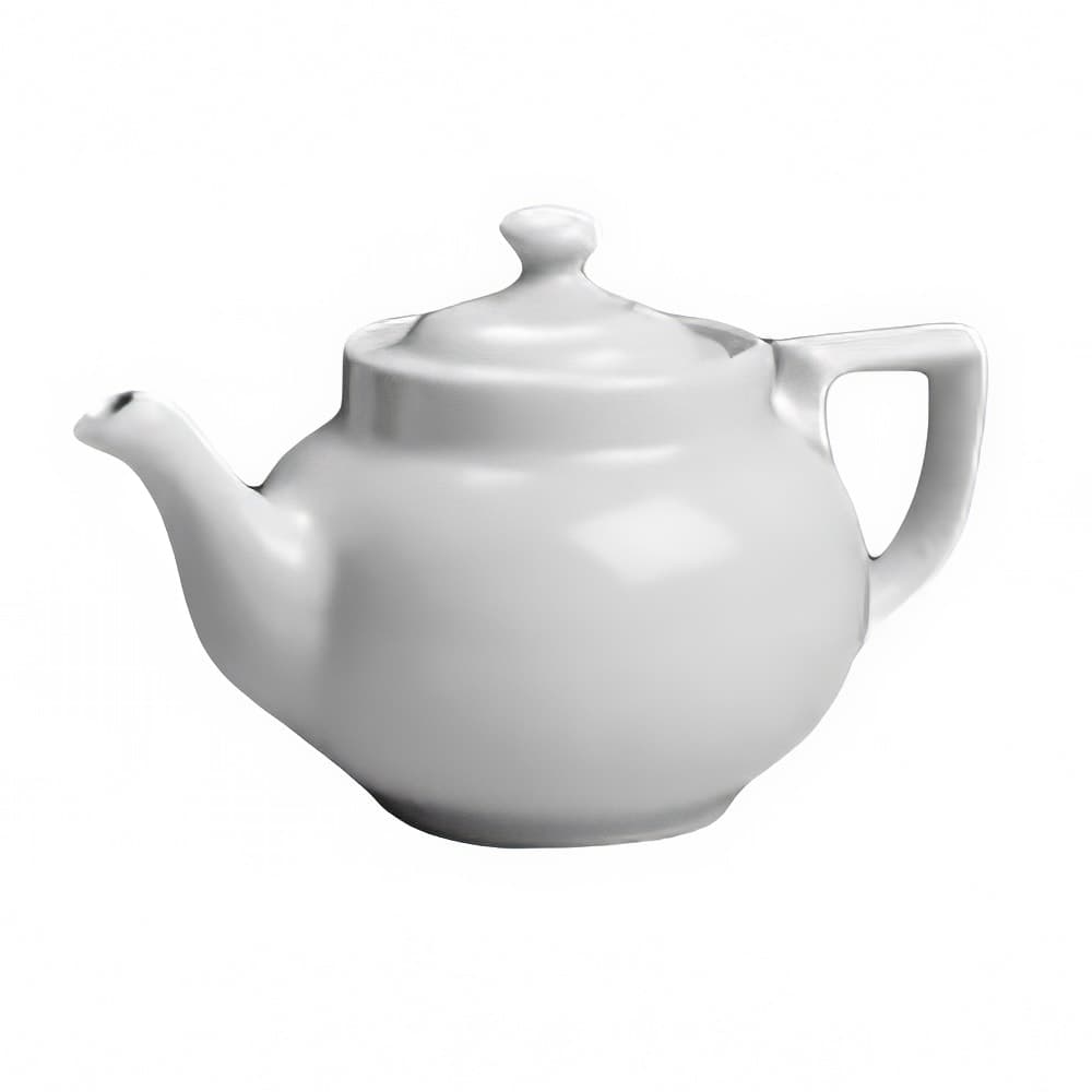 Hall China Lid w/ Knob for Boston 10 oz Teapot - China, White (HL210CWHA)
