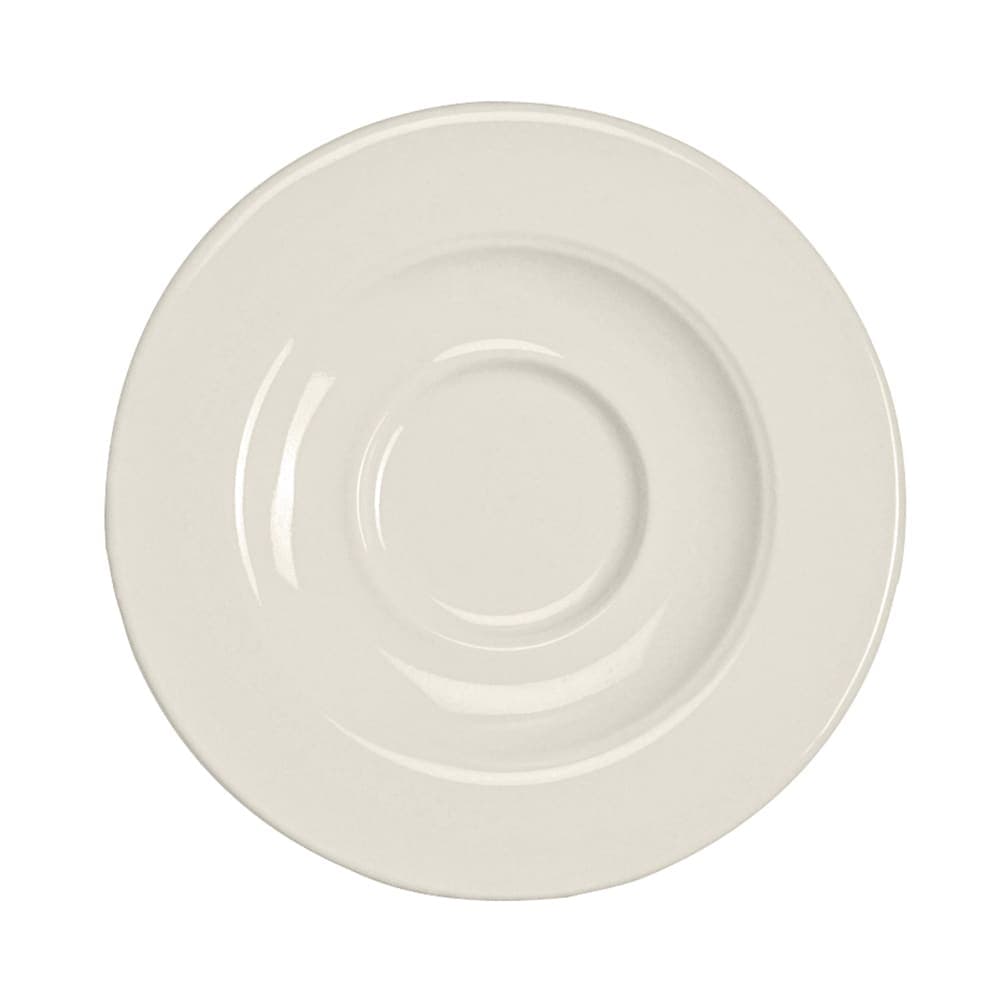 Homer Laughlin HL2868000 5 5/8" Round Seville Saucer - China, Ivory