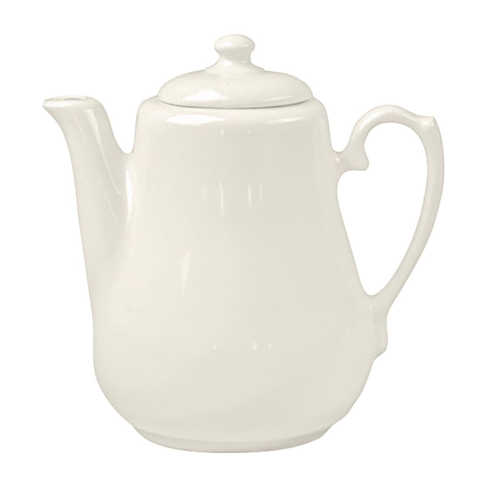 Homer Laughlin HL3648000 17 oz Seville Beverage Server w/ Lid - China, Ivory