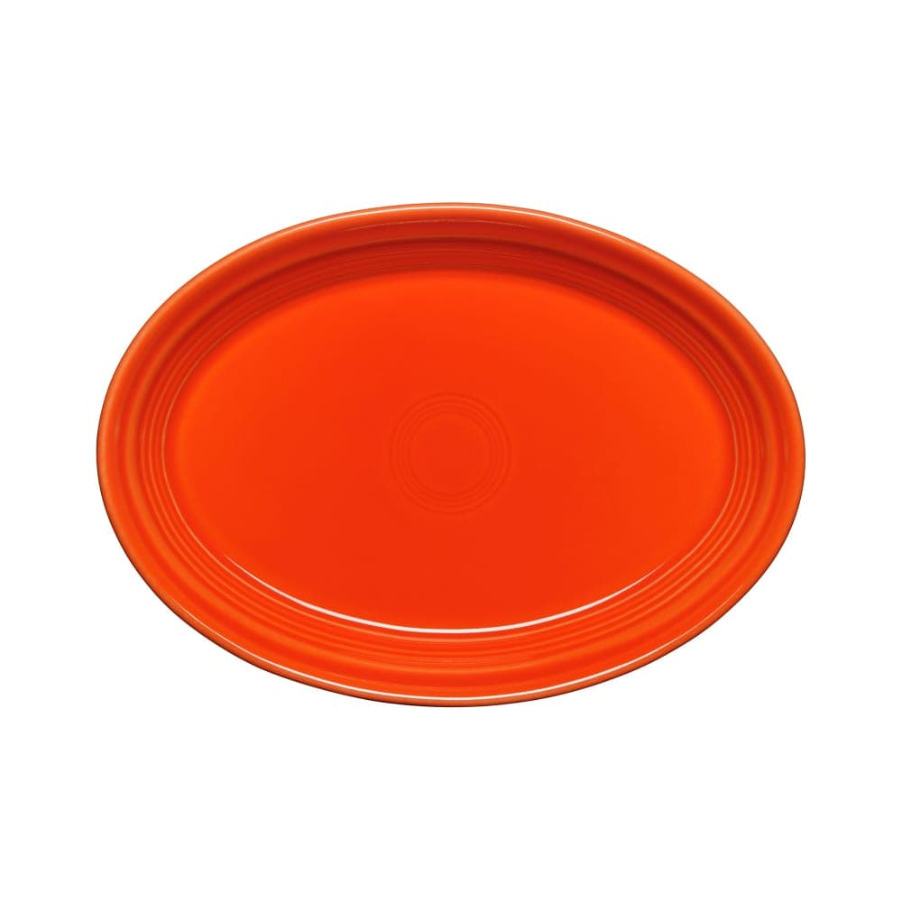 Fiesta 11 5/8" x 8 7/8" Oval Fiesta Platter - China, Poppy (HL457338)
