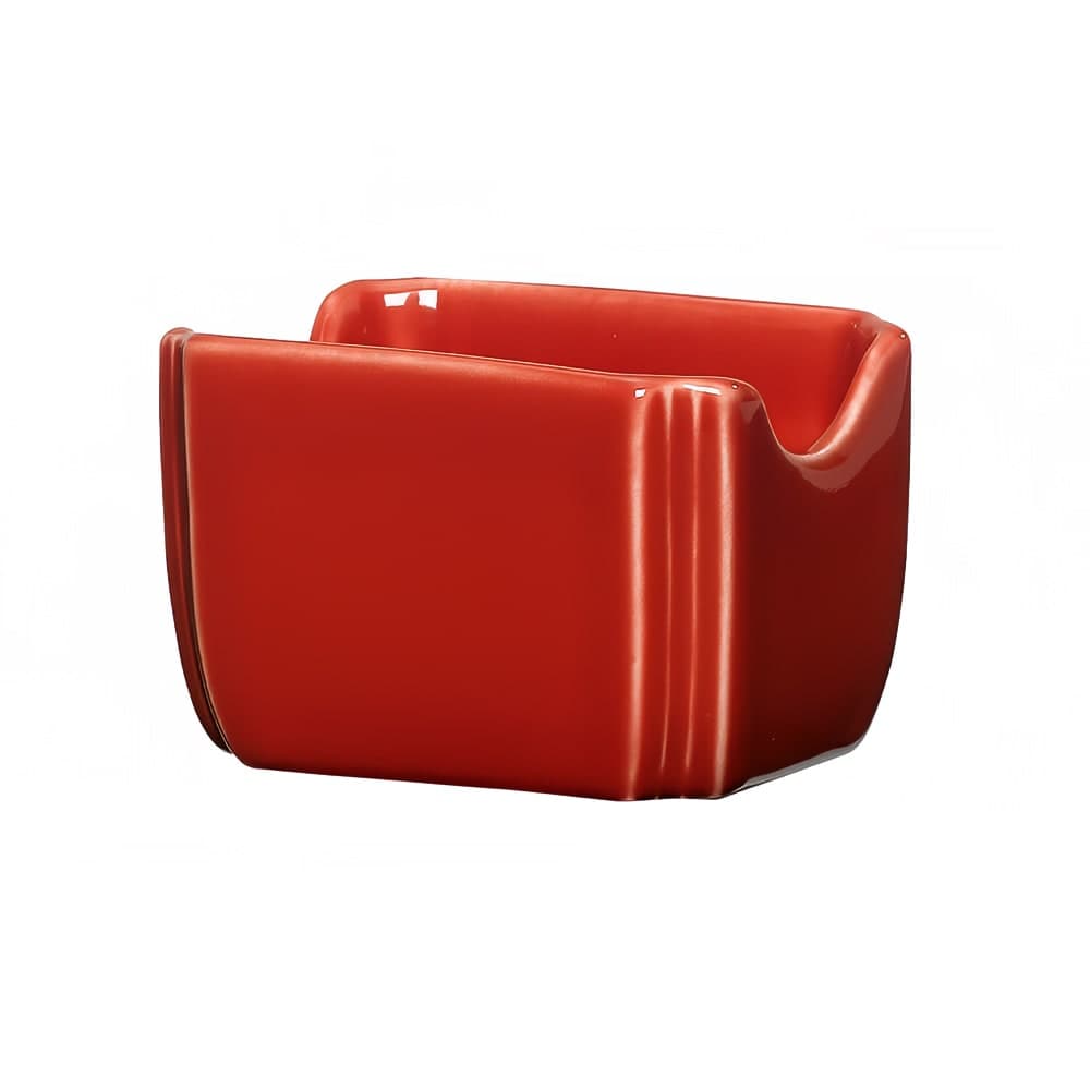 Fiesta Rectangular Sugar Caddy - China, Scarlet (HL479326)