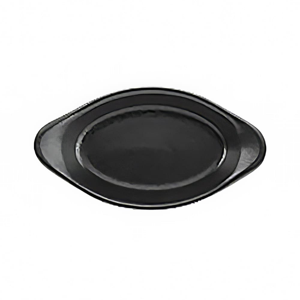 Hall China 10 oz Foundry Oval Rarebit/Au Gratin Dish - China, Black (HL5210AFCA)